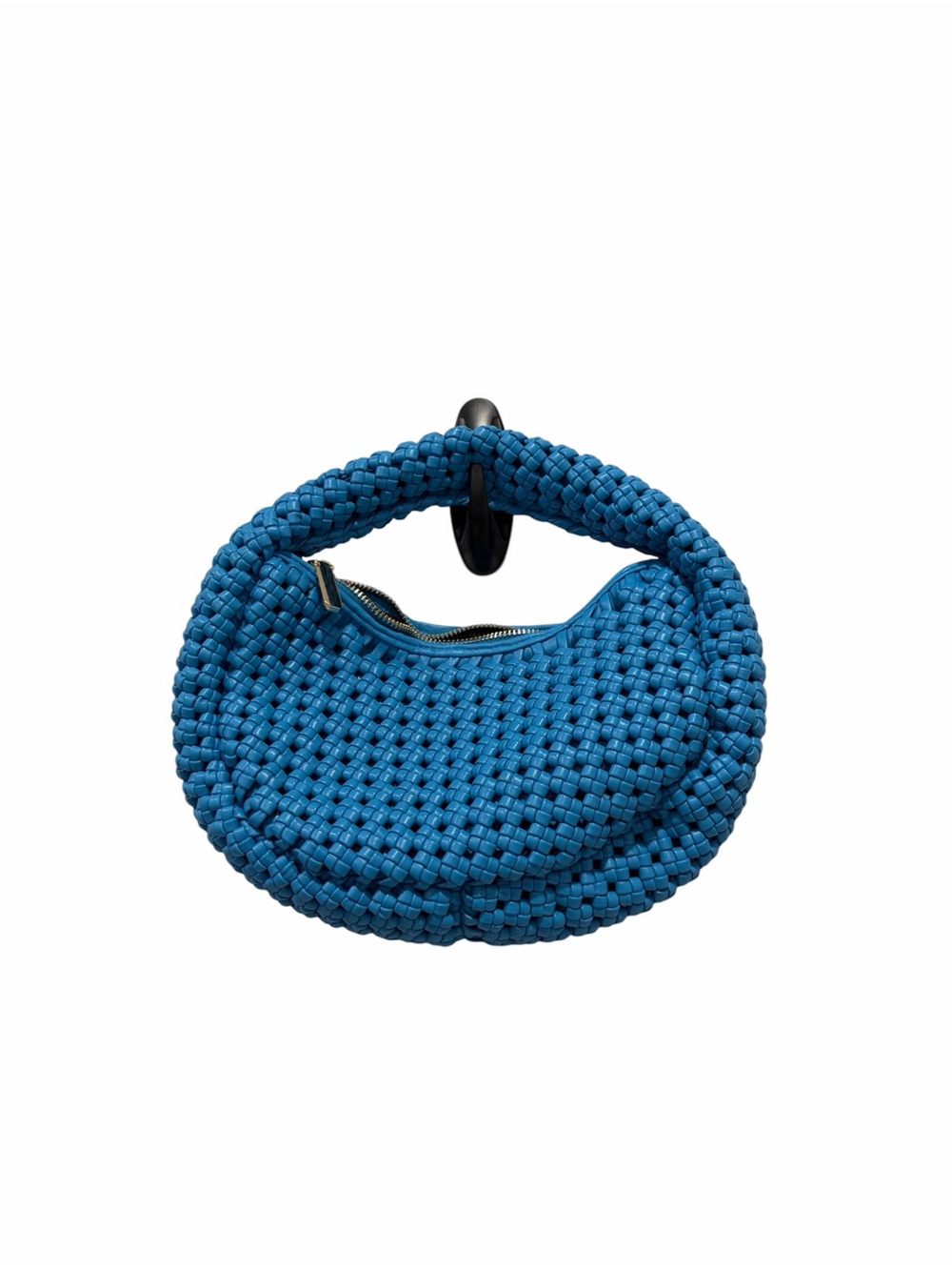 Sincerely Jules Braided Round Handbag in Teal